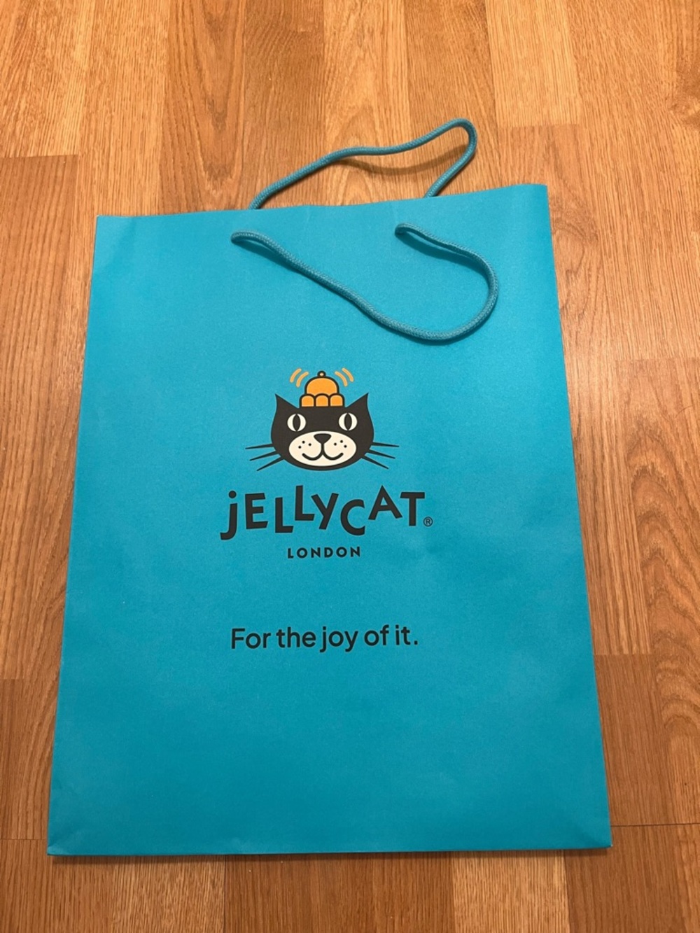 Big Jellycat blue gift bag